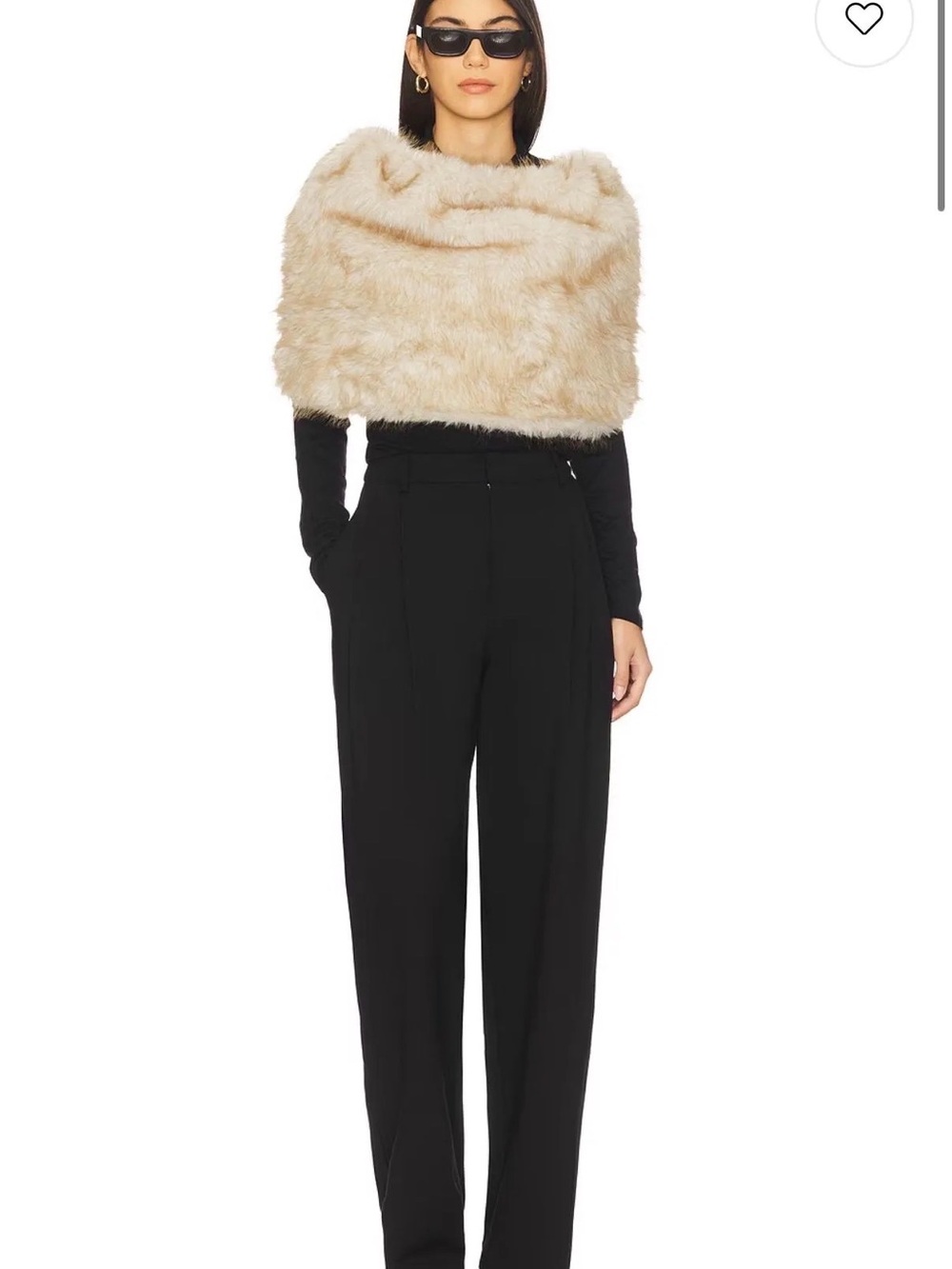 NONchalant $198MSRP|PASCALE FAUX FUR SHAWL| NWOT